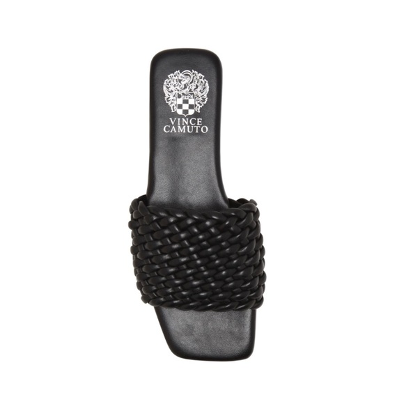 VINCE CAMUTO ARISSA SLIDE SANDAL Black Size 5.5 NIB - Picture 1 of 3